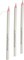 The Beadsmith Crystal FX Positioner Pencil – Hot FX – 6 Inches, 3 Pieces – Waxed Tip Tool for Working with Crystals, Rhinestones, Seed Beads, Flat Back Stones, Diamond Painting & Nail Art